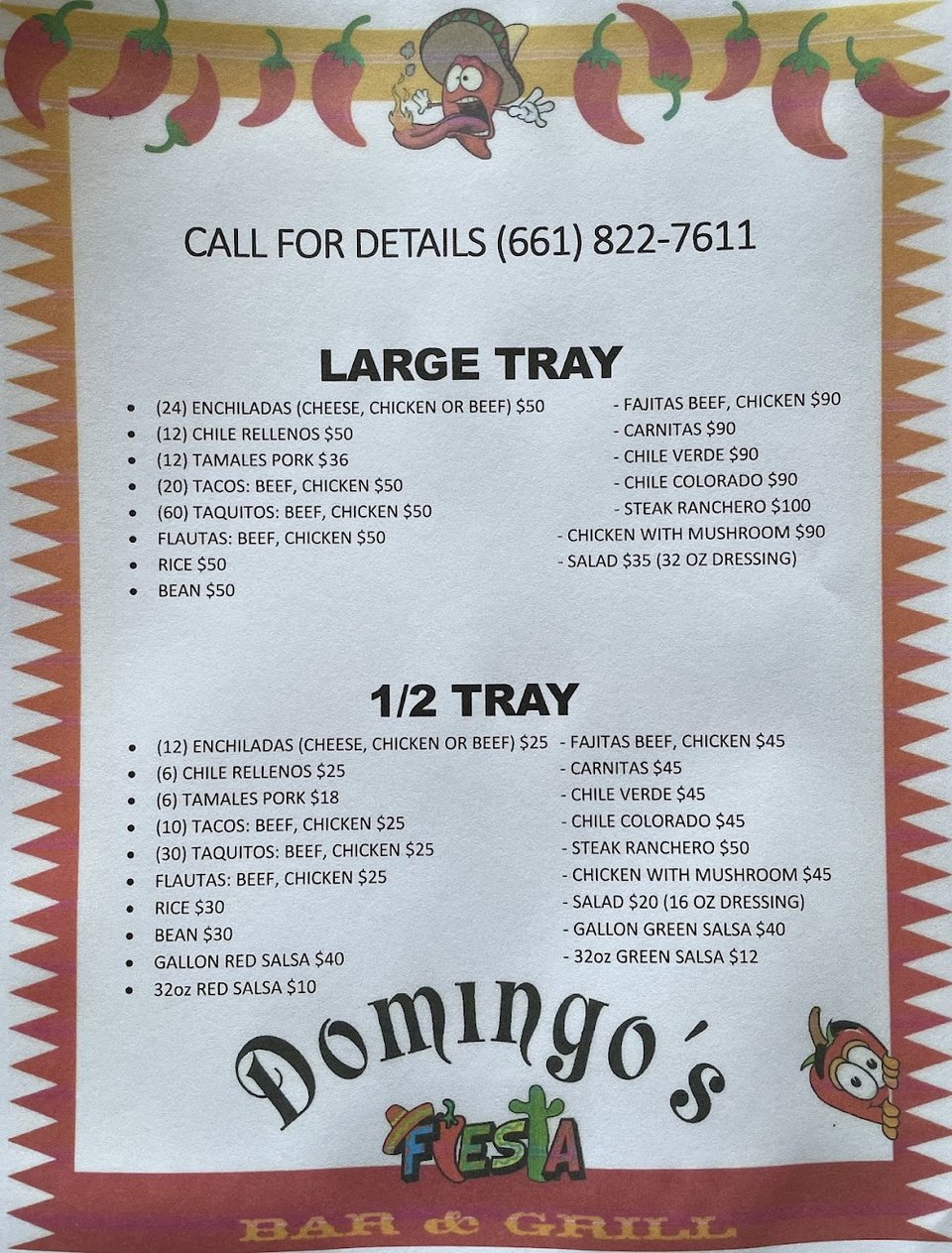 Menu-style spread of enchiladas, burritos, and tacos.